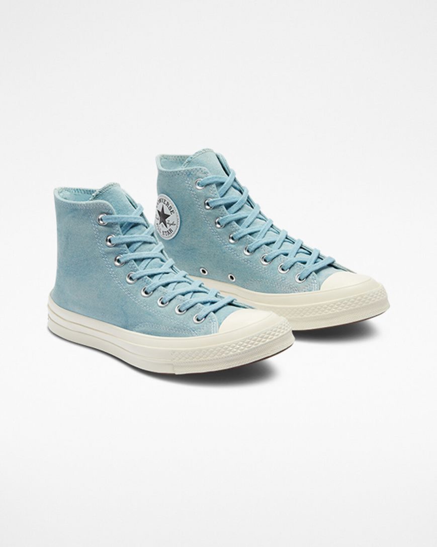 Tenis Converse Chuck 70 LTD Indigo Cano Alto Feminino Azul Anil | PT A08T104